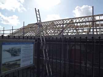 View of the roof.
