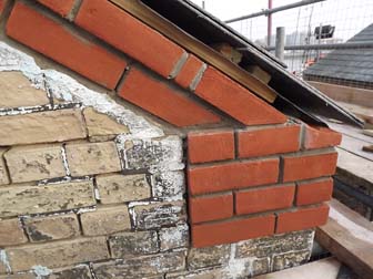 Some new brickwork.